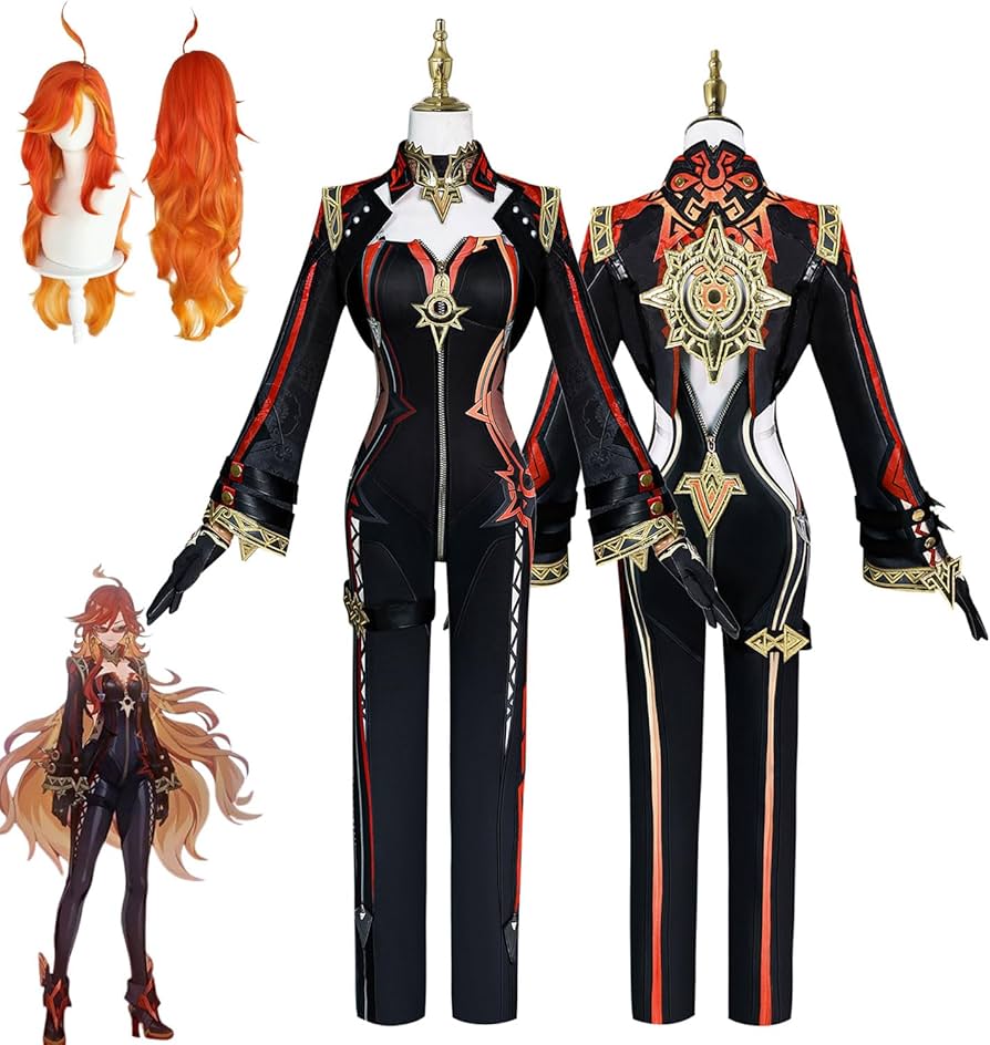 Amazon.co.jp: 原神 マーヴィカ コスプレ衣装 全セット ウィッグ+靴+