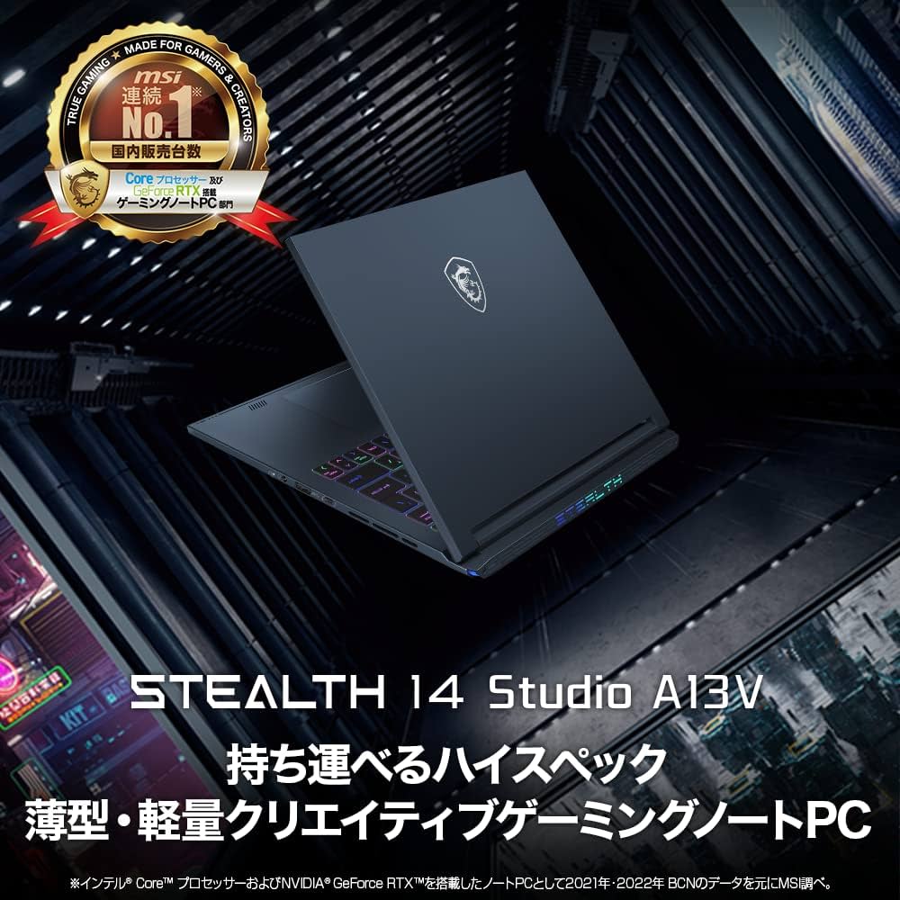 Amazon.co.jp: 【最新第13世代 Core i9 & RTX 4070搭載・薄型軽量】MSI