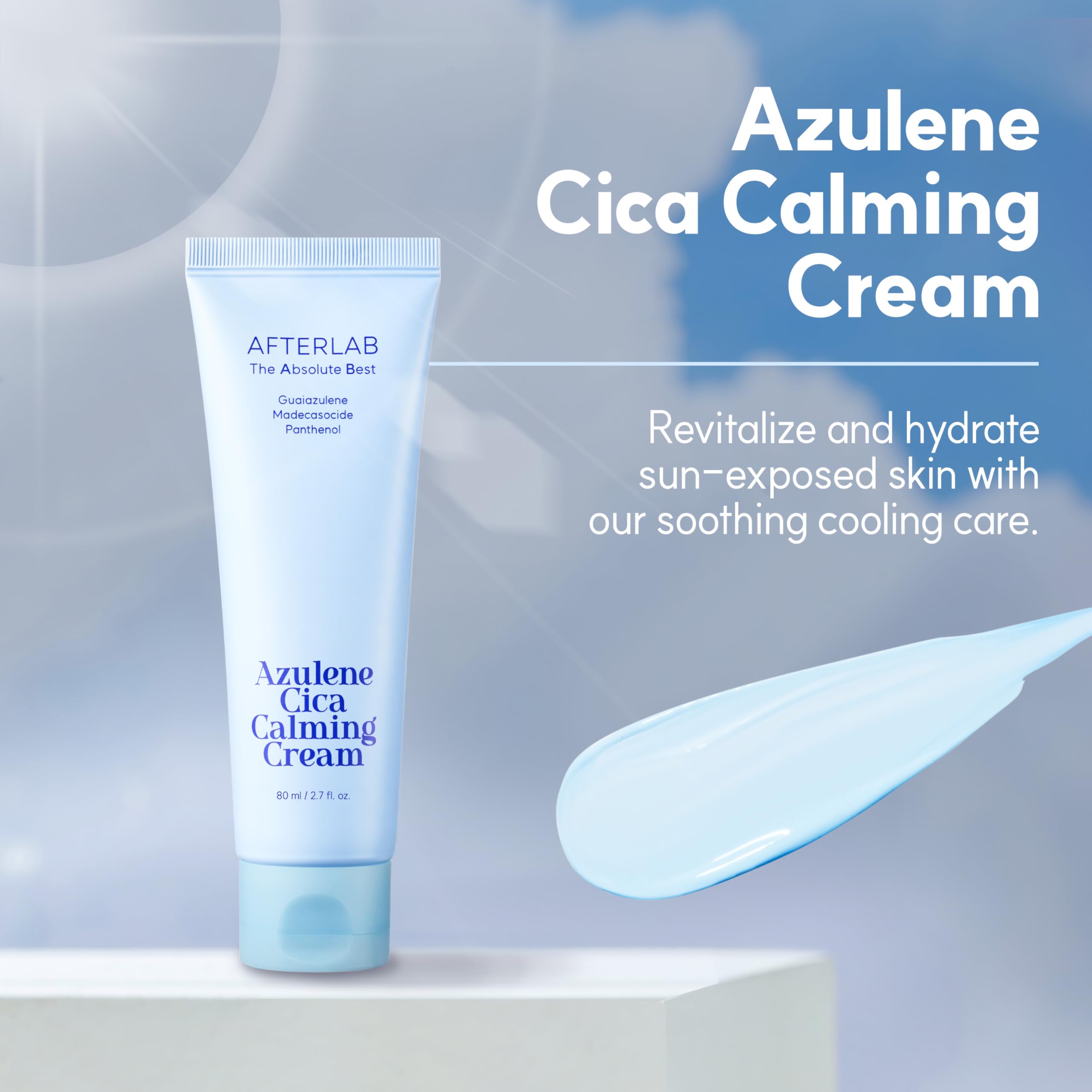 Amazon.com: AFTERLAB Azulene CICA Calming Cream, Sensitive Skin