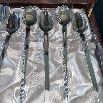 Amazon | ラッキーウッド オリジナルステンレス 18/12 カトラリー