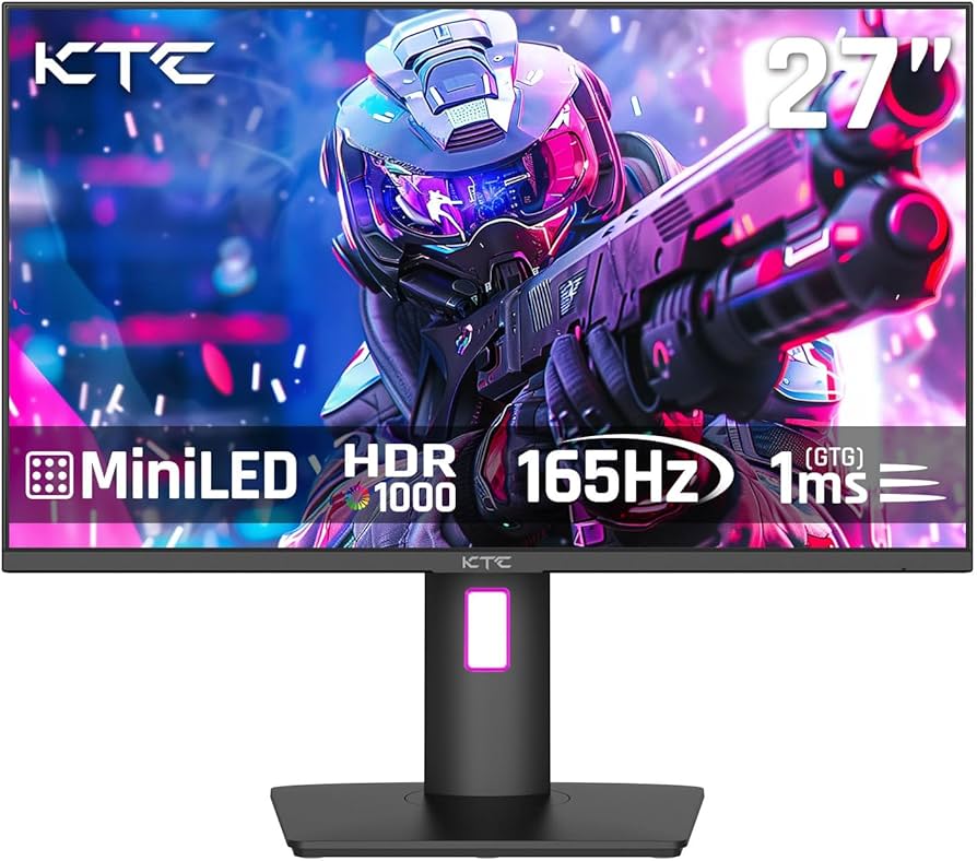 Amazon.com: KTC Mini LED Monitor 27 Inch, HDR1000 1440P 165Hz