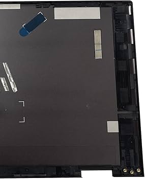 Wzqrps Replacement Laptop LCD Cover Back Rear Top Lid with Hinges