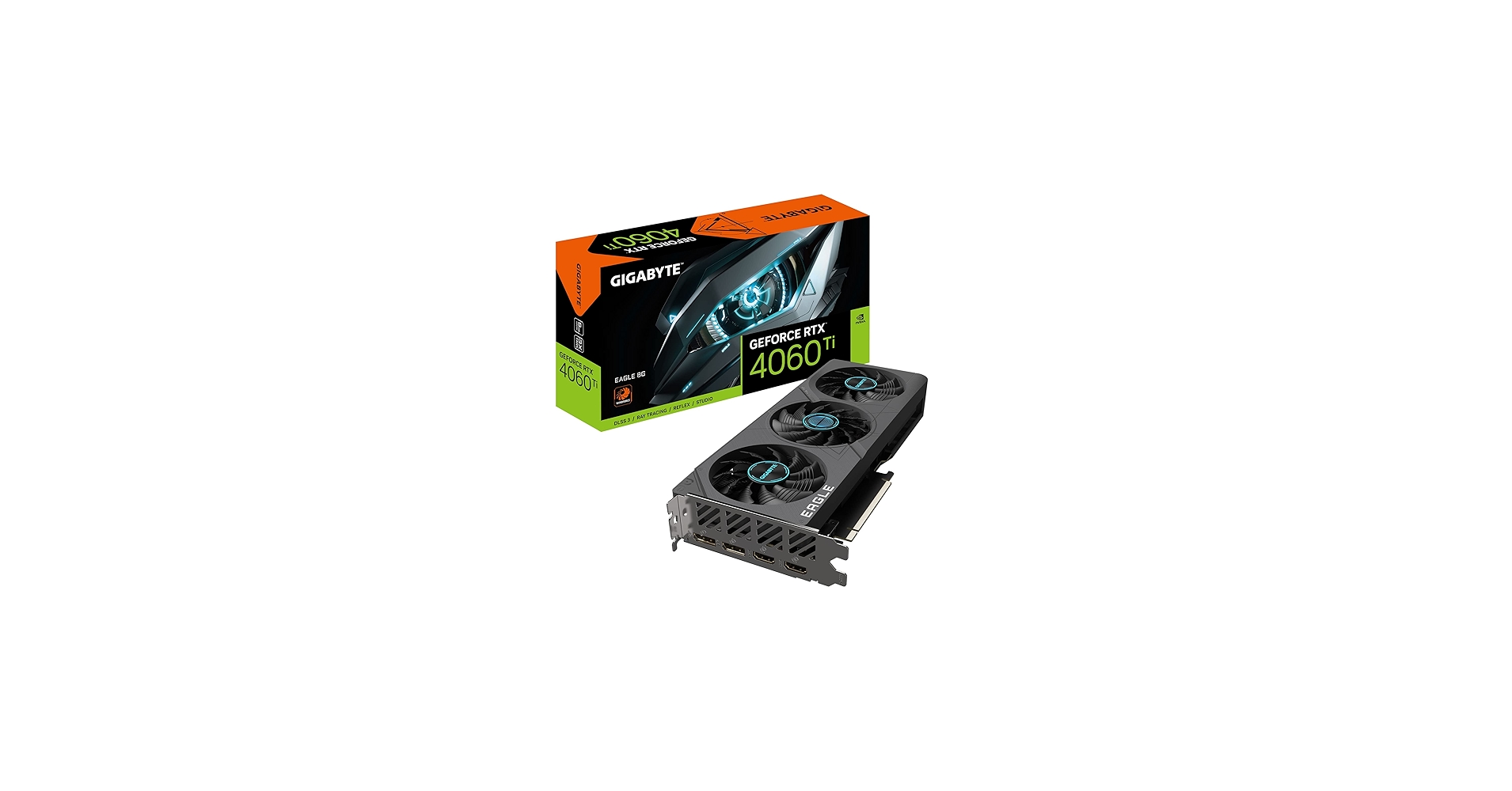 Amazon.com: Gigabyte GV-N406TEAGLE-8GD GeForce RTX 4060 Ti Eagle
