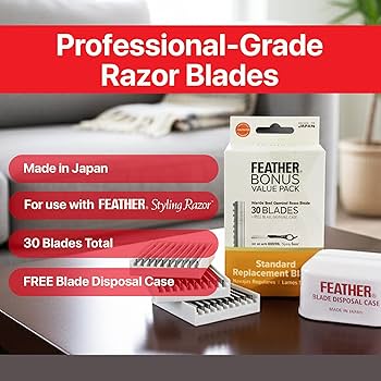 Amazon.com: Feather Bonus Value Pack, Styling Razor Standard