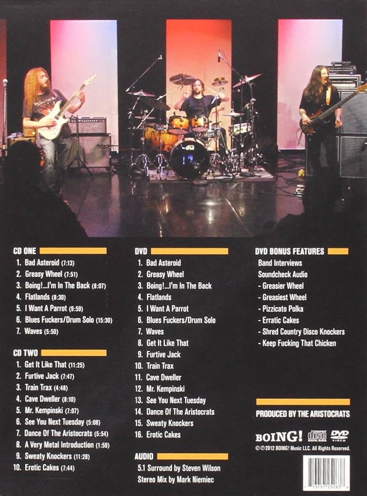 Amazon.co.jp: The Aristocrats Boing Well Do It Live! : The
