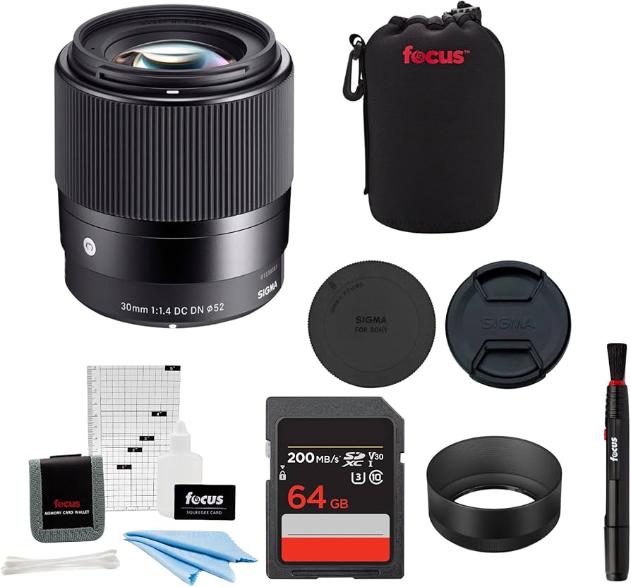 Amazon.com : Sigma 30mm f/1.4 DC DN Contemporary Prime Lens for