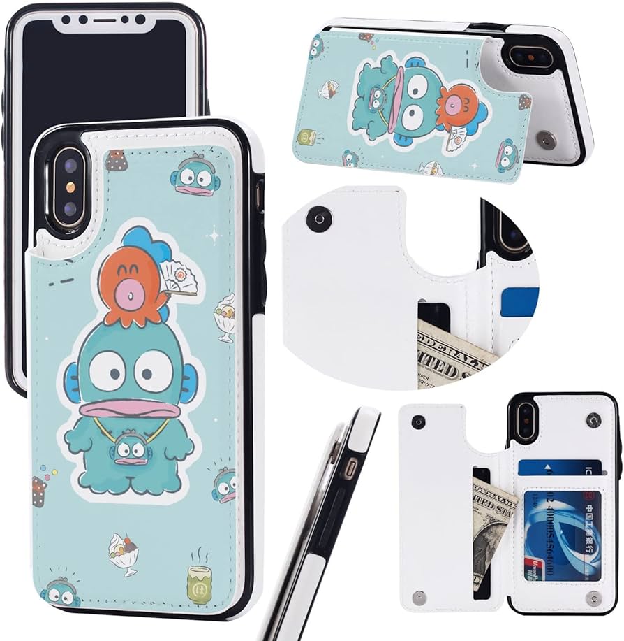 Amazon.co.jp: iPhone X ケース 手帳型 ハンギョドン iPhone XS ケース