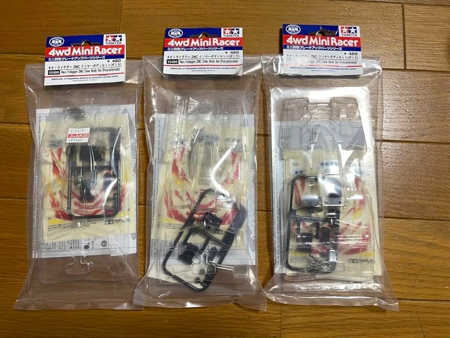 Amazon | ミニ四駆 ネオトライダガー ZMC クリヤーボディセット ポリカ