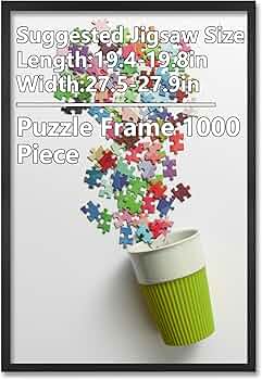 Amazon | ジグソーパズル 1000ピース フレーム付き 20 x 27インチ