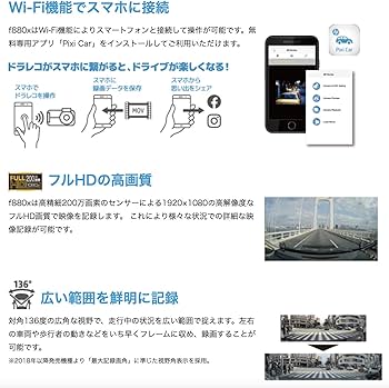 Amazon | ヒューレットパッカード (hp) 200万画素ドライブレコーダー