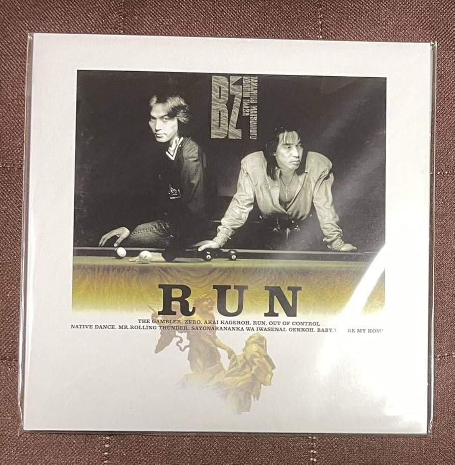 Amazon.co.jp: アナログレコードB'z RUN レコード 稲葉浩志 松本孝弘
