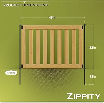 Amazon.com : Zippity Outdoor Products 32in H x 48in W (2 Panels