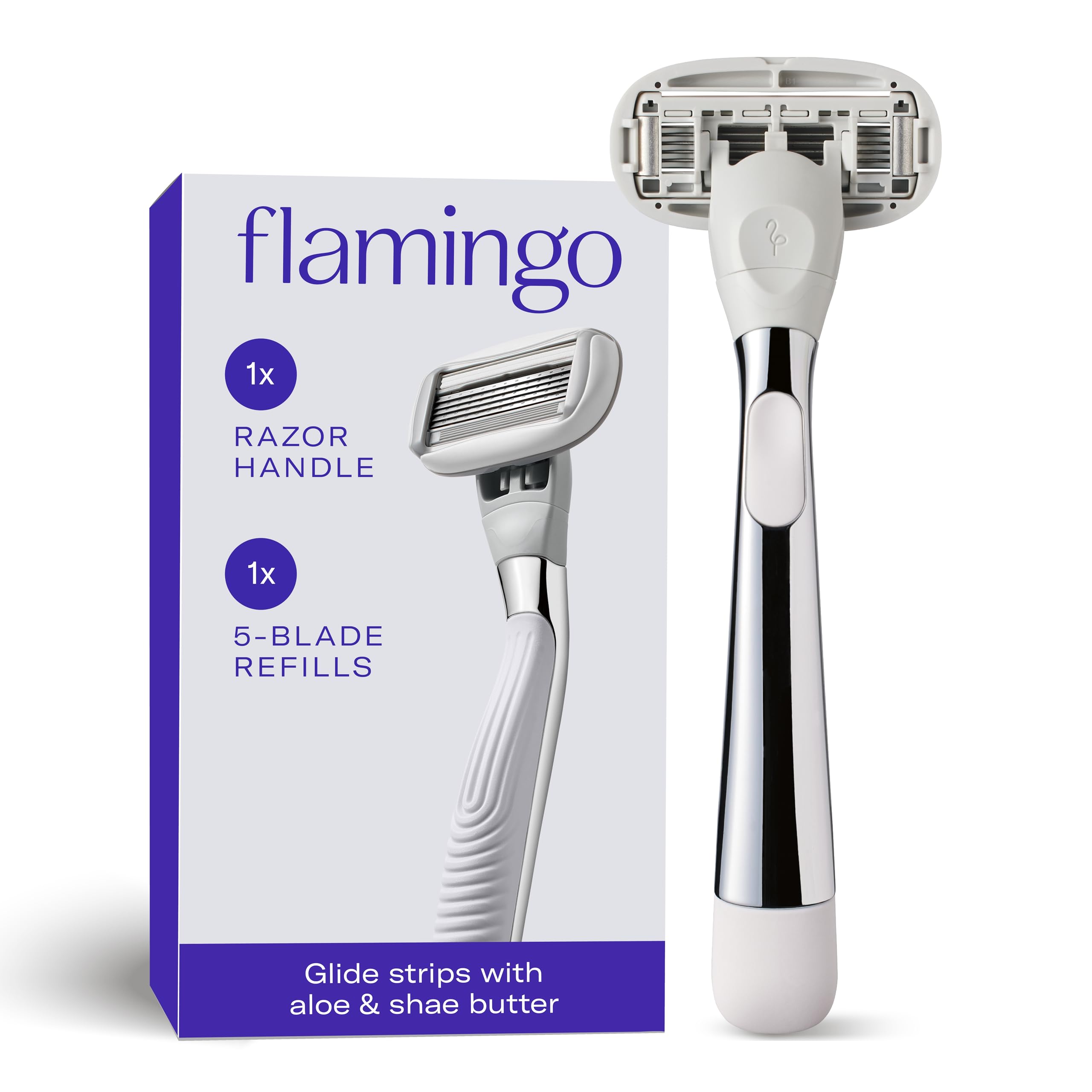 Amazon.com: Flamingo Razors for Women, 1 Razor (Polished Chrome