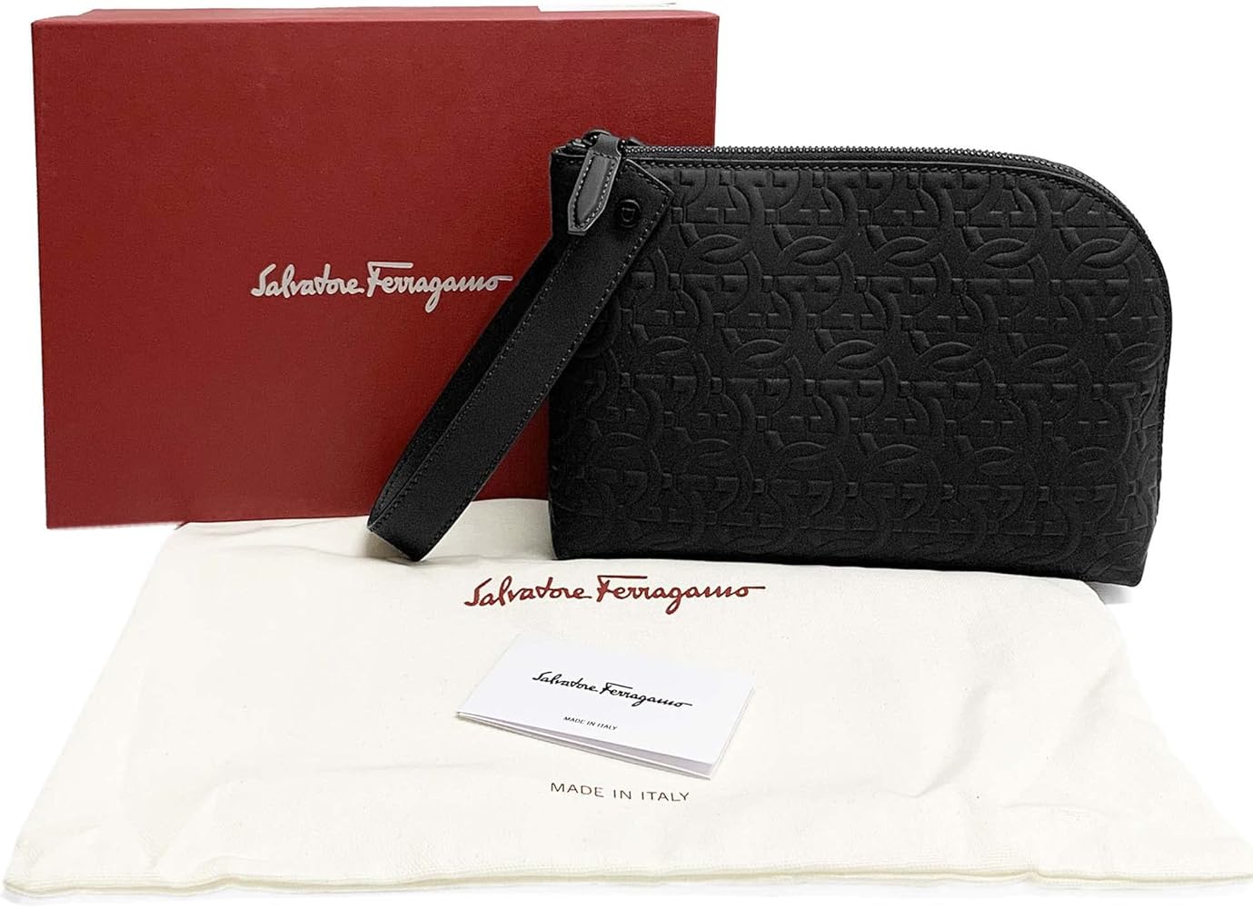 Amazon | [フェラガモ] ガンチーニ・モノグラム ポーチ リスト