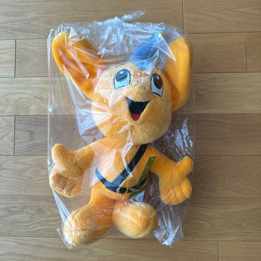 希少！ 50cm超え ピーポくん ぬいぐるみ マスコット レトロ 特大 大