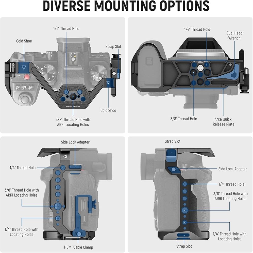 Amazon.com : NEEWER G9 II S5 II Cage S5 IIX Cage with HDMI Cable