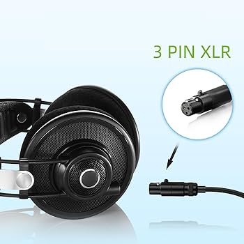 Amazon.com: Replacement Coiled Audio Cord MINI XLR 3 Pin to 3.5
