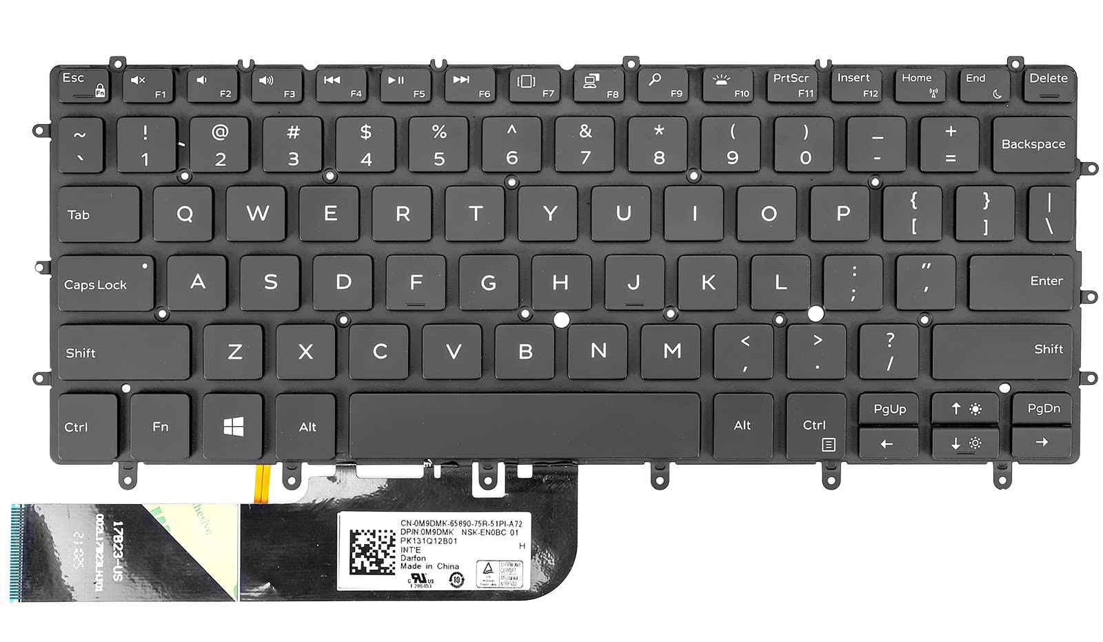Amazon.com: Replacement Keyboard for Dell XPS 13 9380 9370 9305