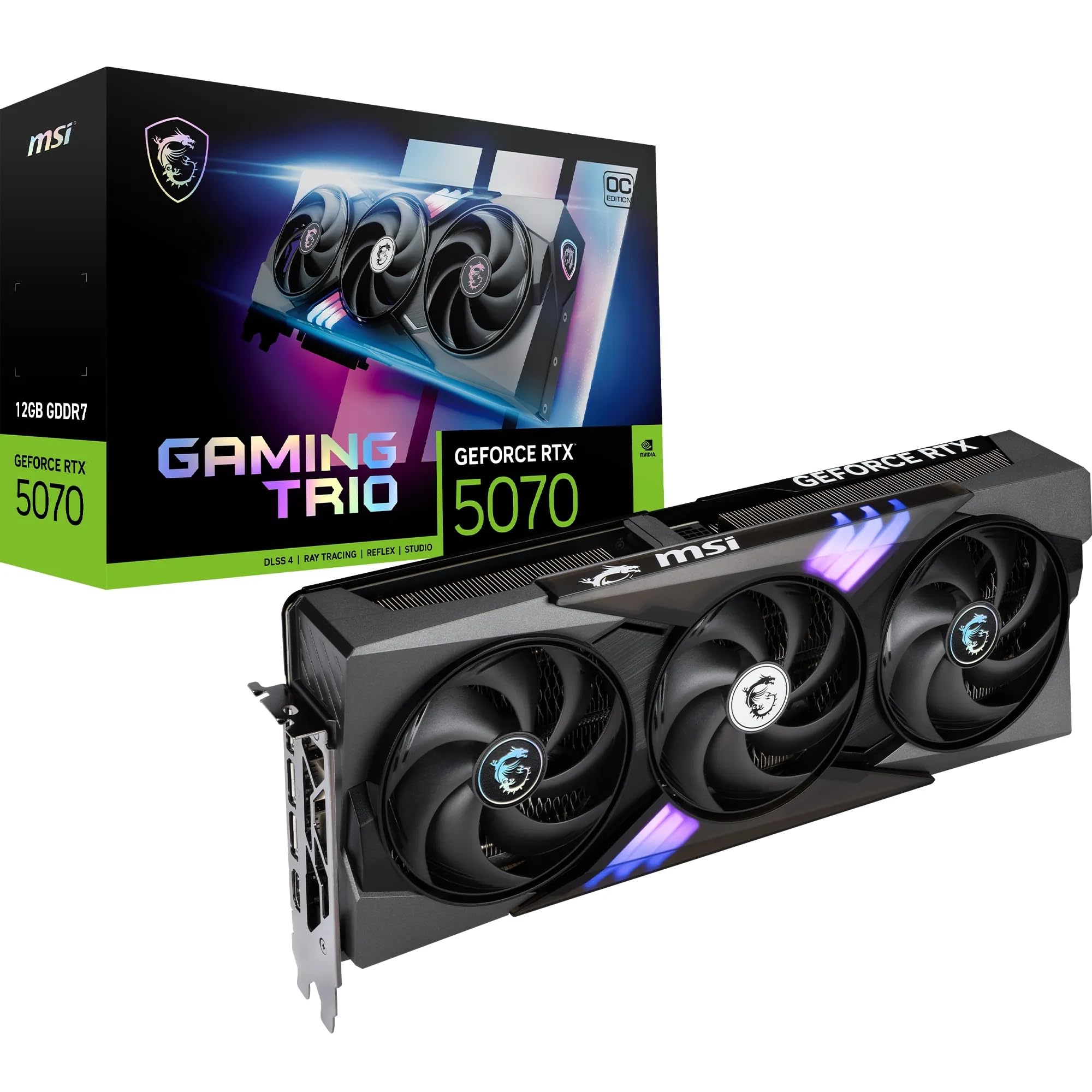 Amazon | MSI GeForce RTX 5070 12G GAMING TRIO OC グラフィックス