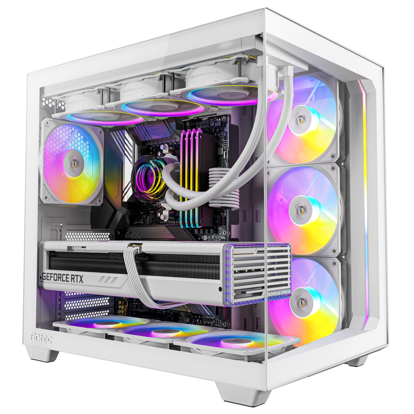 Amazon | Antec PCケース ピラーレス Constellation C5 ARGB White