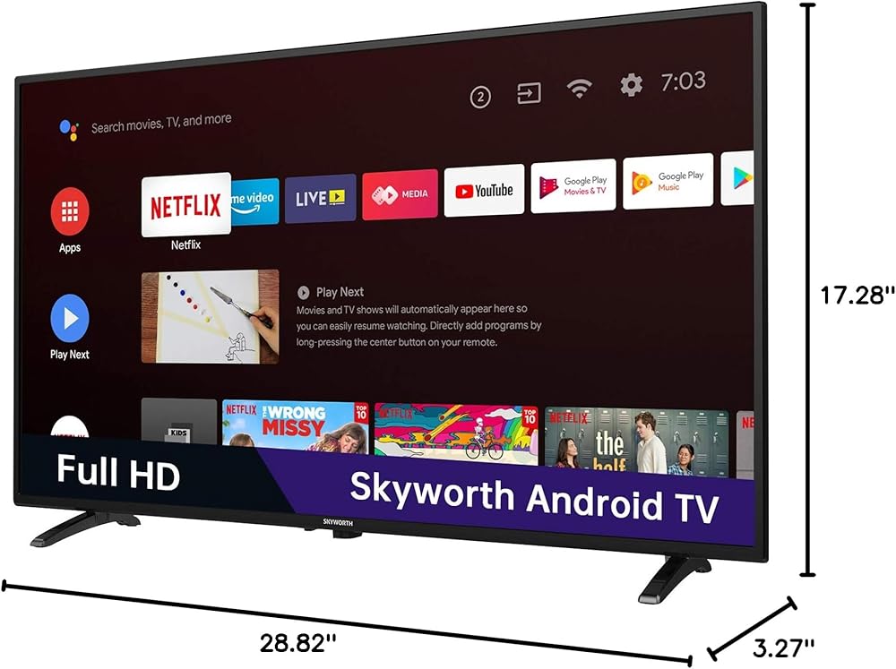 Skyworth 32 inch Smart TV, 720P Roku Google TV with Switzerland | Ubuy