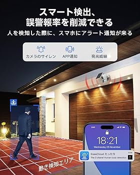 Amazon.co.jp: VORGUT 防犯カメラ 屋外 ソーラー モニタ一付き 2台