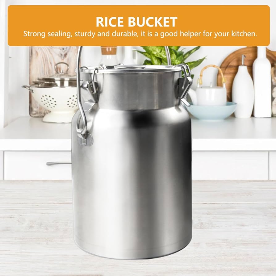 Amazon｜KELUNIS 304ステンレス密封ドラムミルク缶ミルク缶