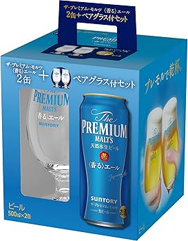 Amazon.co.jp: 【ペアグラス付き】サントリー ザ・プレミアム・モルツ