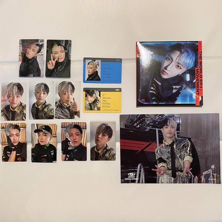 Amazon.co.jp: ATEEZ ホンジュン トレカ デジパ セット まとめ売り