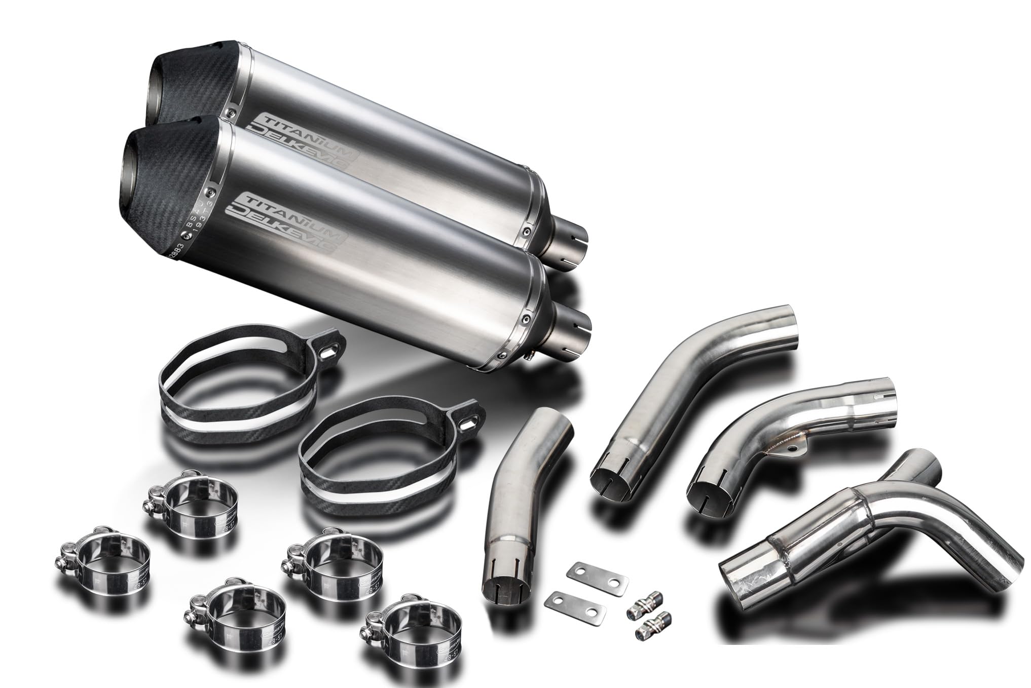 Amazon | DELKEVIC スリップオン エキゾースト マフラー/XOVAL