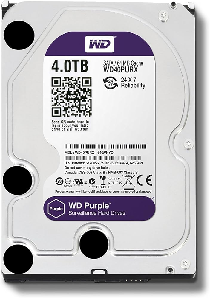 Amazon | WD HDD 内蔵ハードディスク 3.5インチ 4TB WD Purple 監視