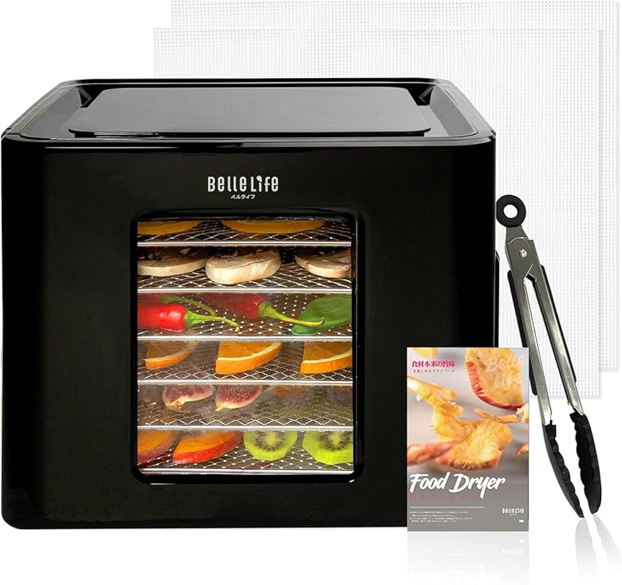 Amazon.co.jp: フードドライヤー Bellelife 食品乾燥機 野菜乾燥機ド