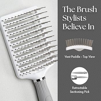 Amazon.com: Olivia Garden Ceramic + Ion XL Pro Paddle Hair Brush