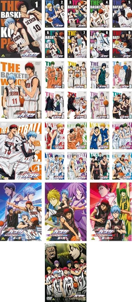 Amazon.co.jp: 黒子のバスケ 第1シーズン 全9巻 + 第2シーズン 全9巻 +