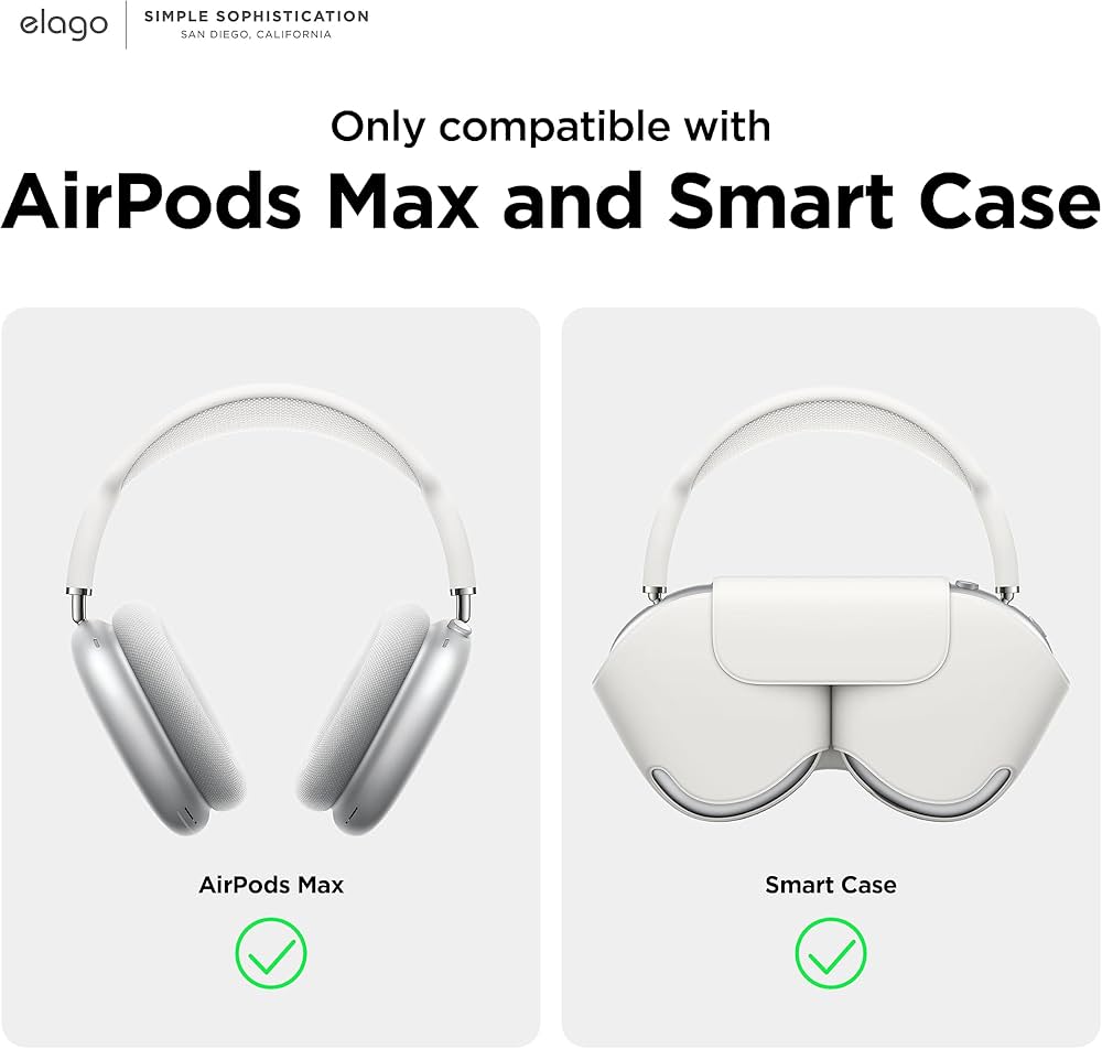 Amazon | 【elago】AirPods Max 対応 カバー 耐衝撃 傷防止 クリア
