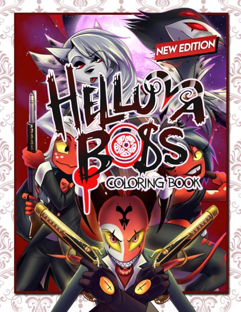 Amazon.com: Hellu Boss Adult Coloring Book for Women: Big Adult