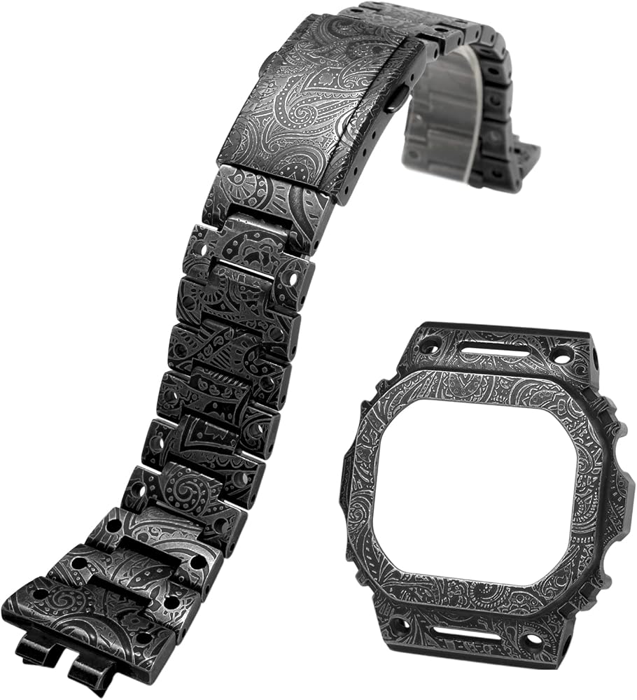 Amazon.co.jp: MOD Kit 腕時計彫刻ヴィンテージメタルケース バンド