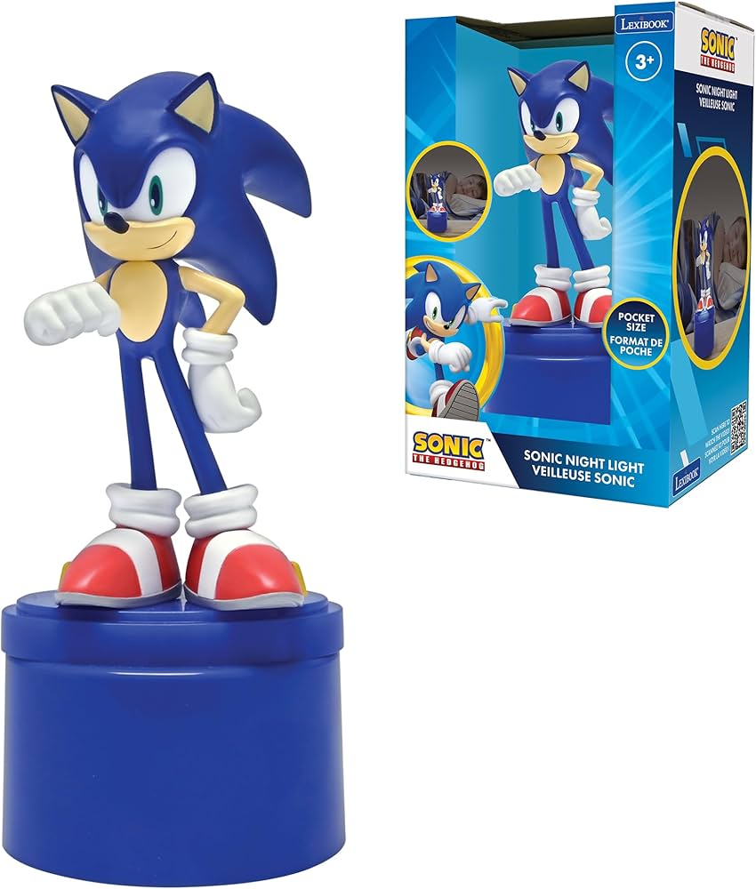 Lexibook, SEGA Sonic The Hedgehog, LED Pocket Night Light for