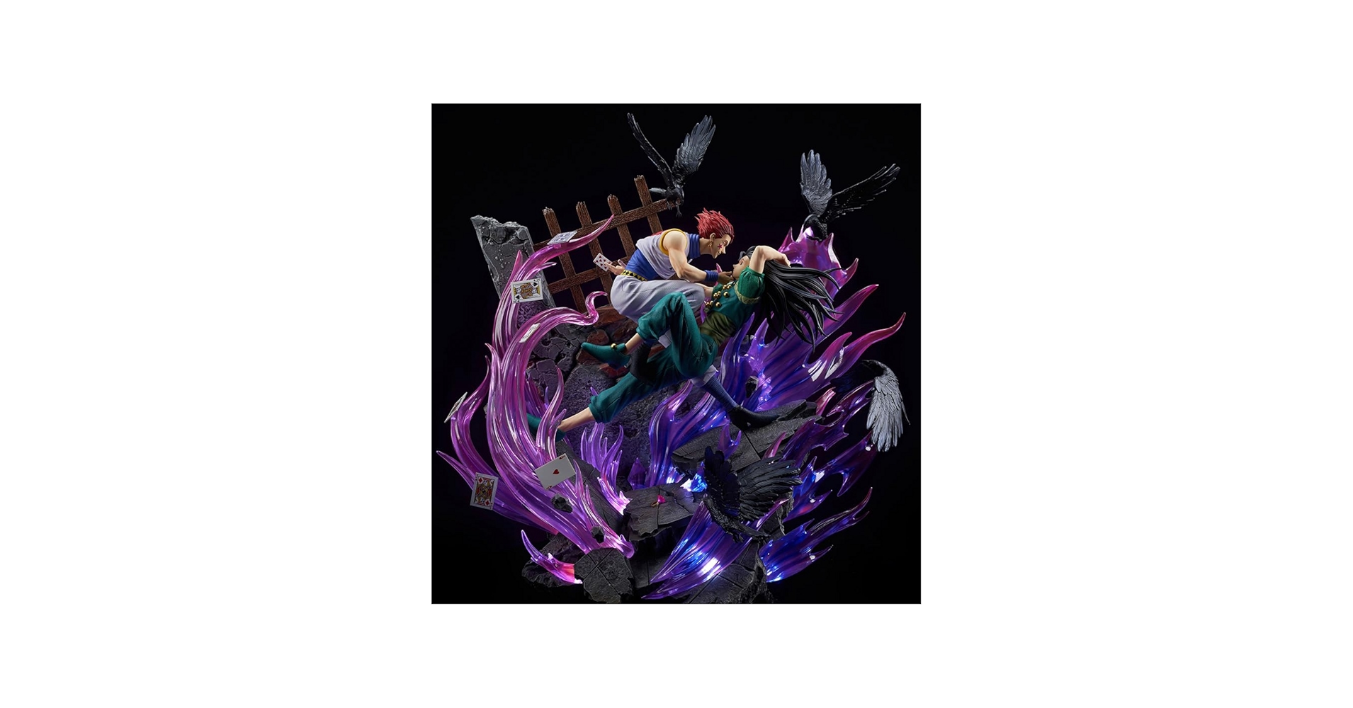 Amazon.co.jp: ヒソカVSイルミ・ゾルディック フィギュア 1/6スケール