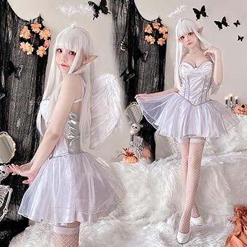 Amazon.co.jp: [JUNDOMECY] 天使 コスプレ 衣装 エンジェル 大人