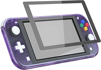 Amazon.com: eXtremeRate Clear Atomic Purple DIY Replacement Shell