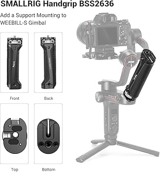 Amazon.com : SmallRig Handle Grip Handgrip for Zhiyun-Tech WEEBILL