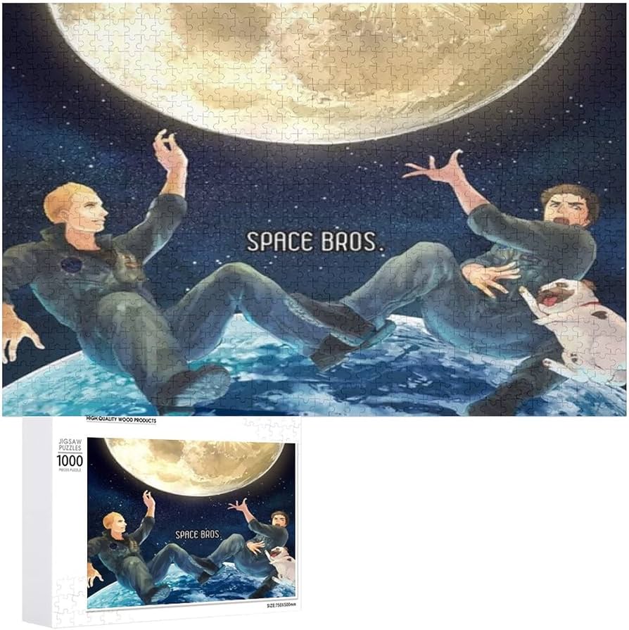 Amazon.co.jp: 宇宙兄弟 パズル 大人气 木製 1000ピース 知育おもちゃ