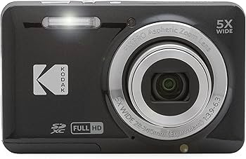 Amazon | Kodak PIXPRO FZ55 デジタルカメラ(ブラック) + 32GB