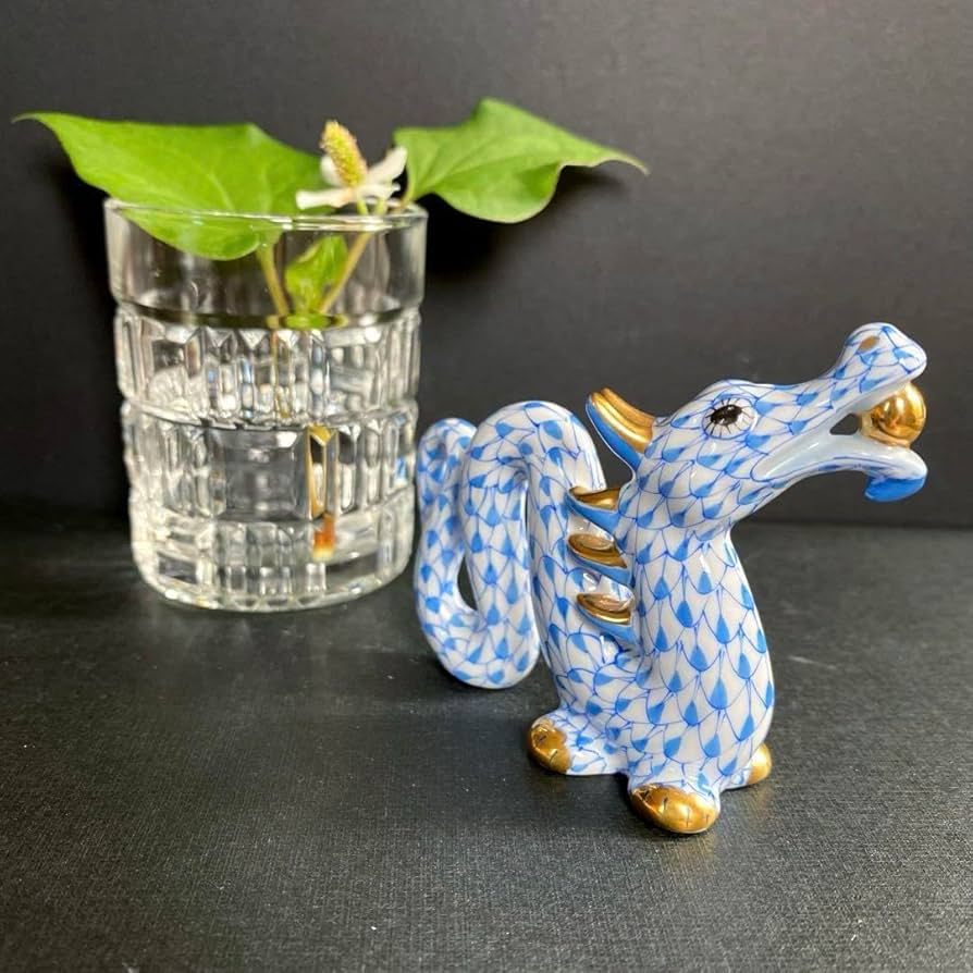 Amazon.co.jp: ヘレンド HEREND 辰年 龍 干支置物 フィギュリン