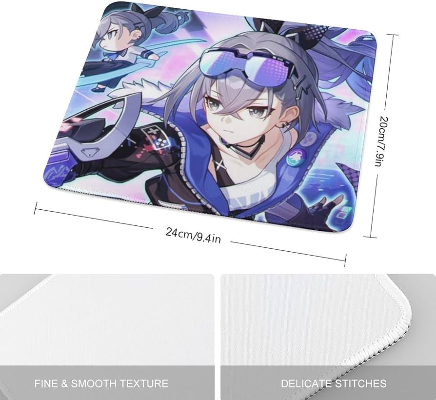 Amazon.co.jp: 銀狼 崩壊：スターレイル マウスパッド ゴム製 防水材質