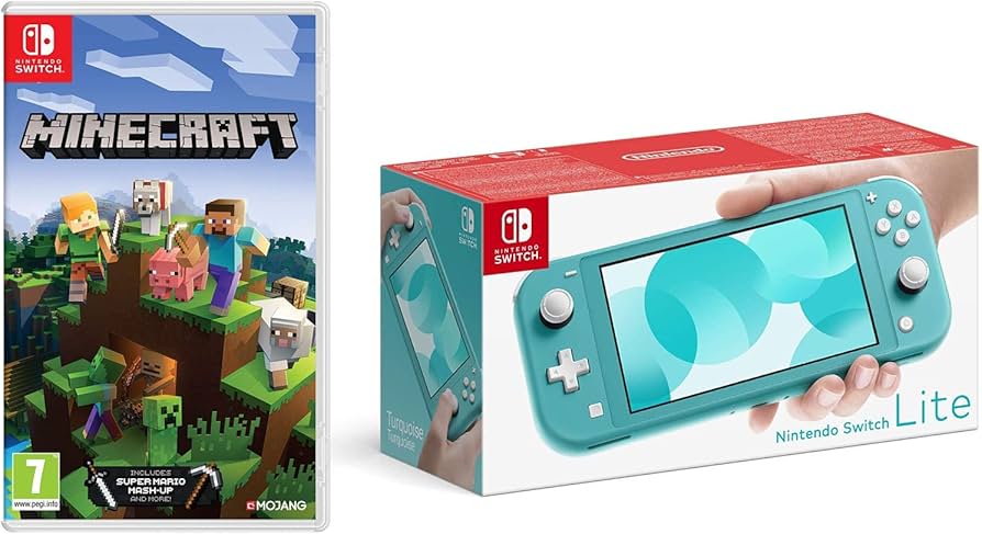 Nintendo Switch Lite - Turquoise + Minecraft (Nintendo Switch