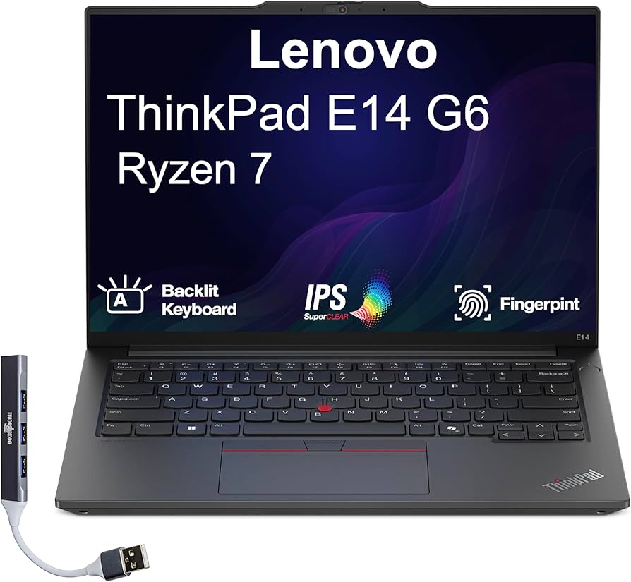 Amazon.com: Lenovo ThinkPad E14 Gen 6 Business Laptop 14.0