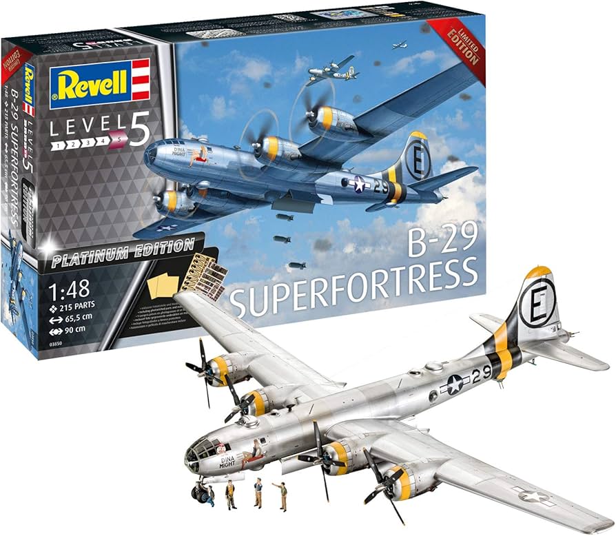Amazon.com: Revell 03850 B-29 Super Fortress Platinum Edition 1:48