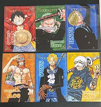 Amazon.co.jp: ポートレートカード ルフィ ゾロ サンジ エース サボ